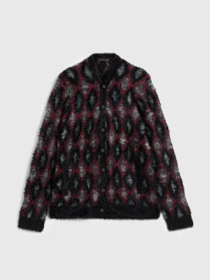 Discount John Varvatos LAYNE CARDIGAN BLACK