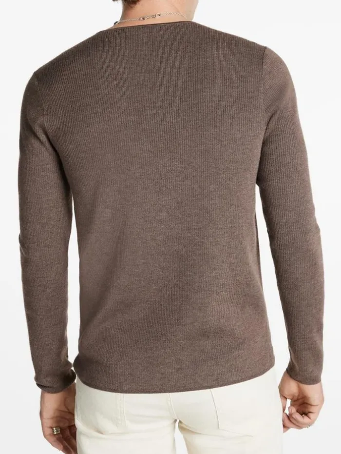Flash Sale John Varvatos LEIRA CREWNECK SWEATER ELEPHANT