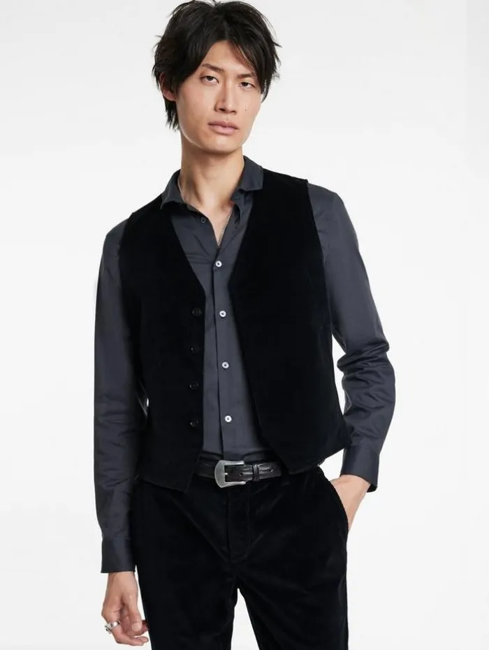 Fashion John Varvatos LOWA VEST BLACK