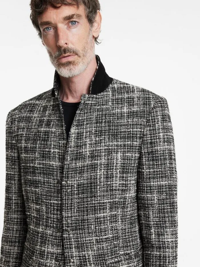 Cheap John Varvatos MADISON JACKET BLACK/WHITE