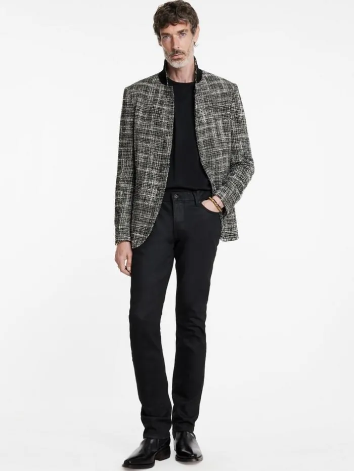 Cheap John Varvatos MADISON JACKET BLACK/WHITE