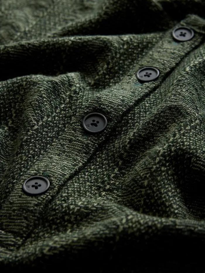 Cheap John Varvatos MADOC HENLEY KOMBUGREEN