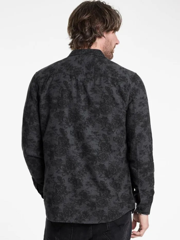 Best John Varvatos MARSHALL WESTERN SHIRT CONCRETEGRE