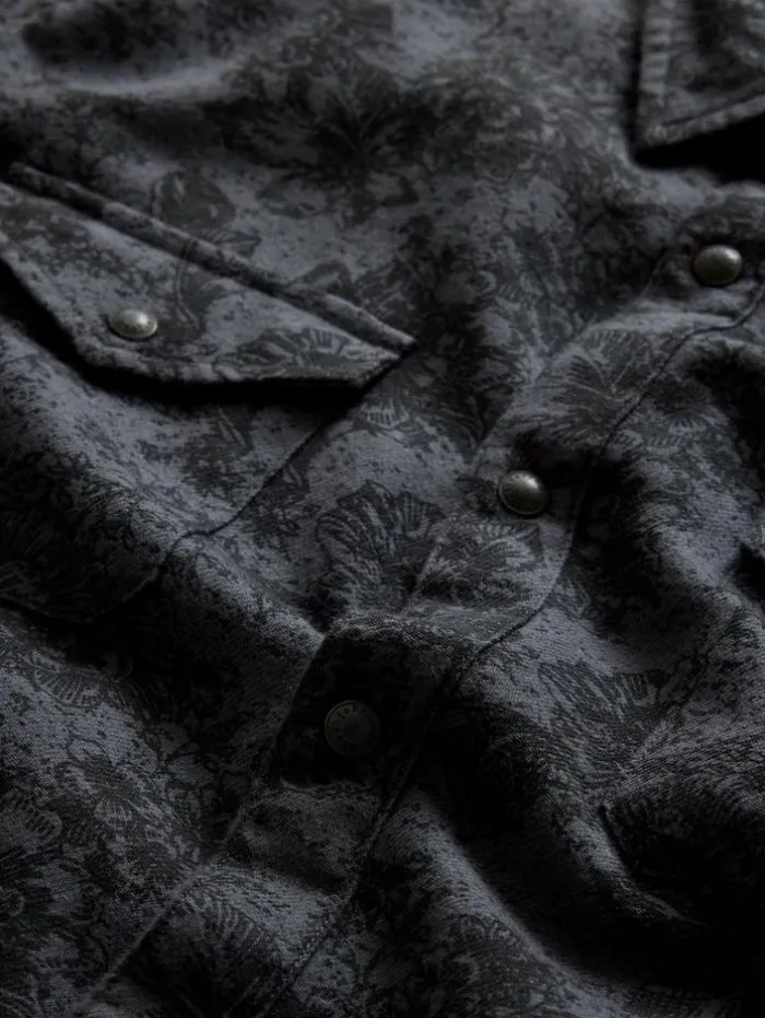 Best John Varvatos MARSHALL WESTERN SHIRT CONCRETEGRE