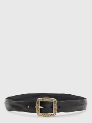 New John Varvatos MERCER FILIGREE BELT BLACK