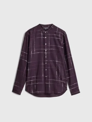 Clearance John Varvatos MOTT SHIRT CRANBERRY