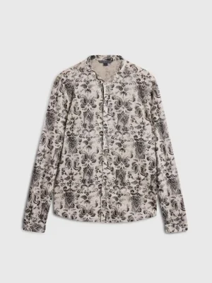 Shop John Varvatos PADRIA SHIRT GREYSTONE