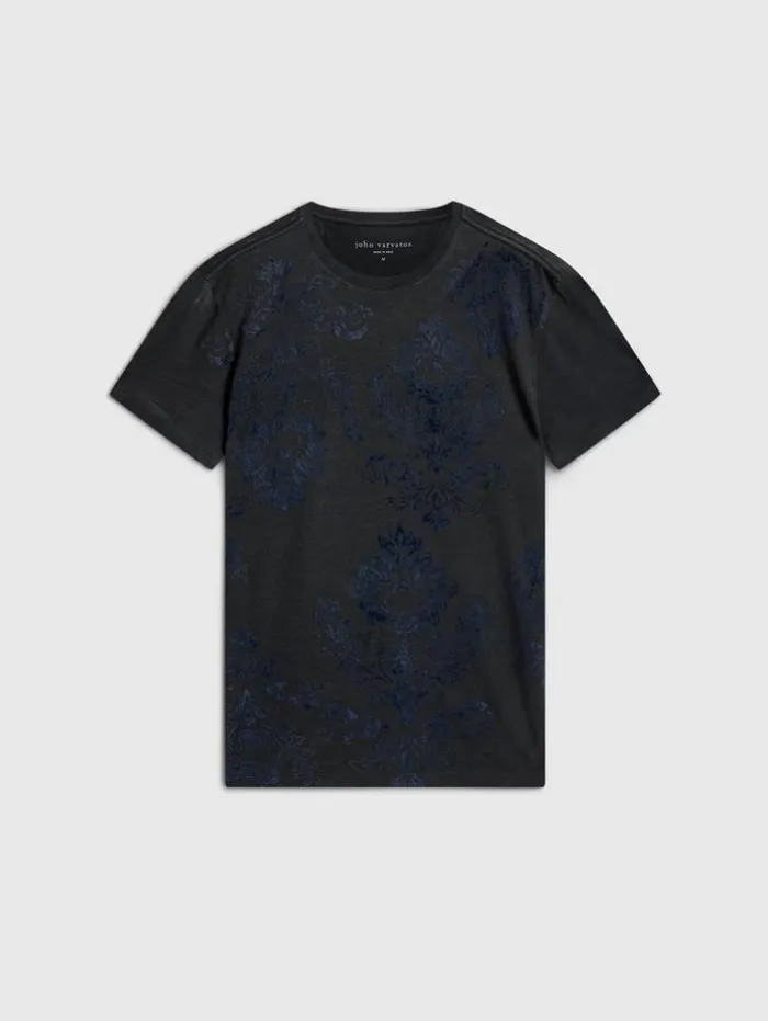 New John Varvatos PAISLEY TEE DRIEDSAGE