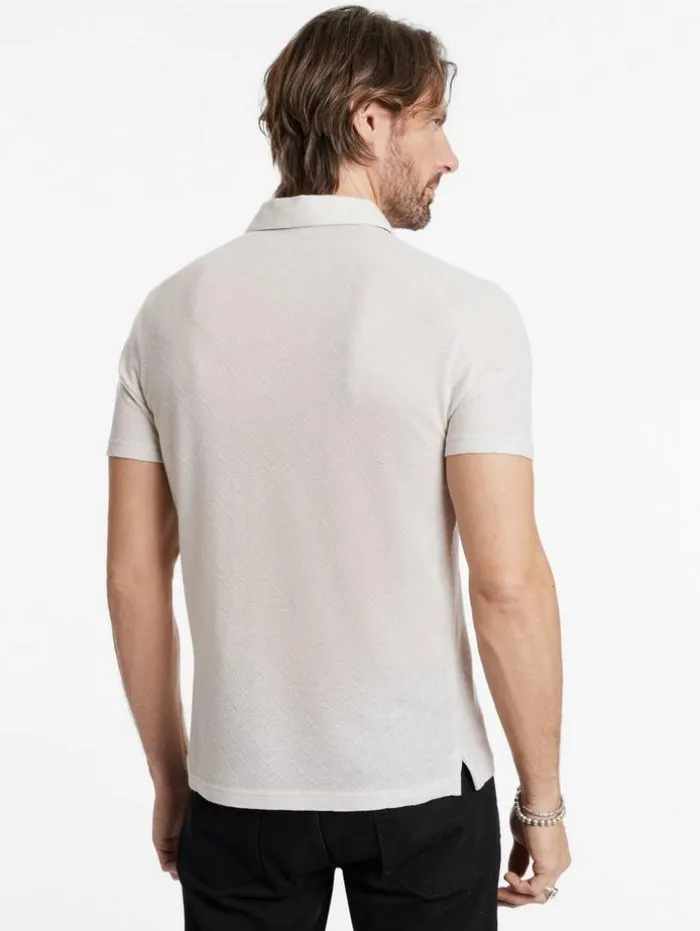 Discount John Varvatos PALOMA POLO CHARCOAL/TURTLEDOVE