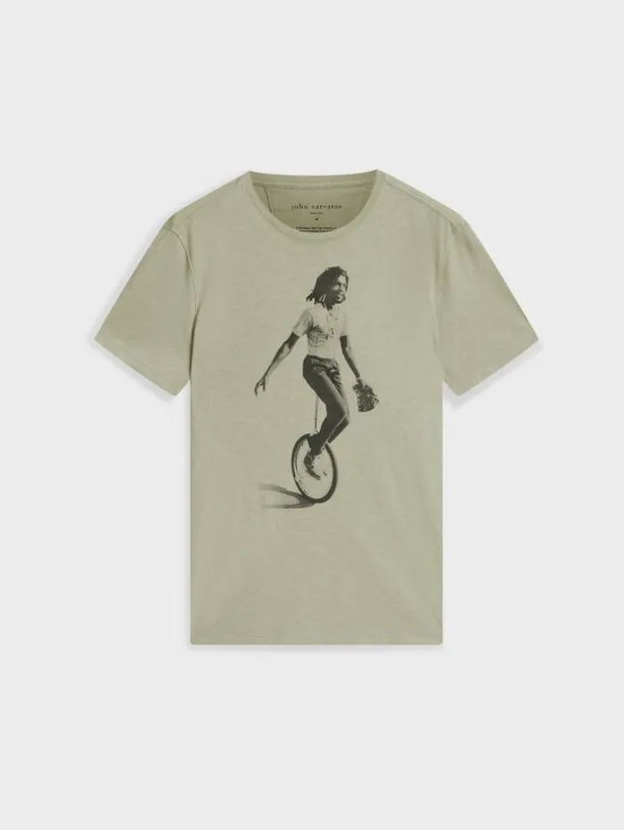 Clearance John Varvatos PETER TOSH TEE SAGEBRUSH