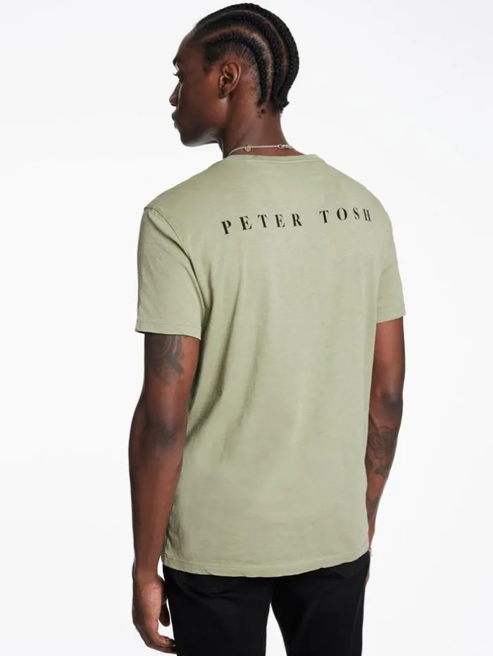Clearance John Varvatos PETER TOSH TEE SAGEBRUSH