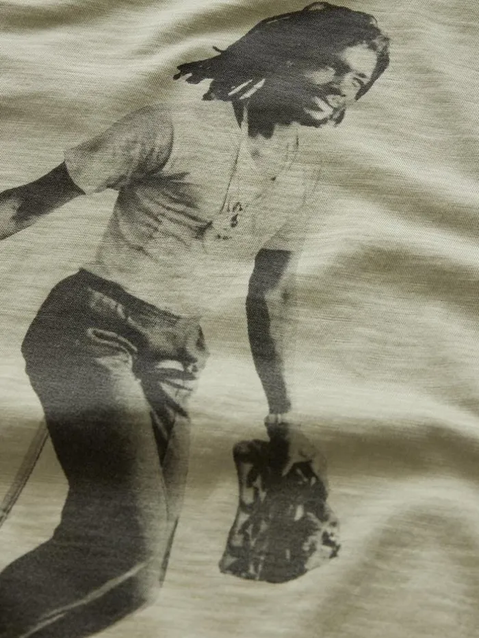 Clearance John Varvatos PETER TOSH TEE SAGEBRUSH