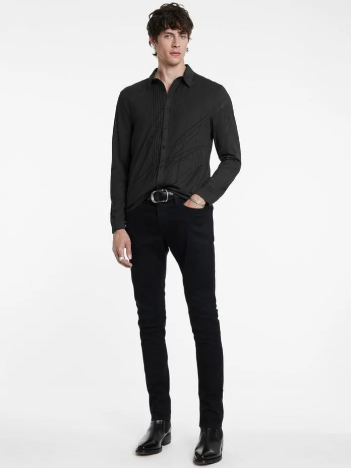 Cheap John Varvatos PHOENIX SHIRT CARBON