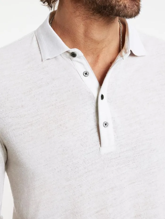 Discount John Varvatos PRESIDIO POLO CHARCOAL/TURTLEDOVE