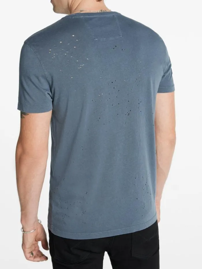 Flash Sale John Varvatos PUNK OFF TEE DKSTEELHTR