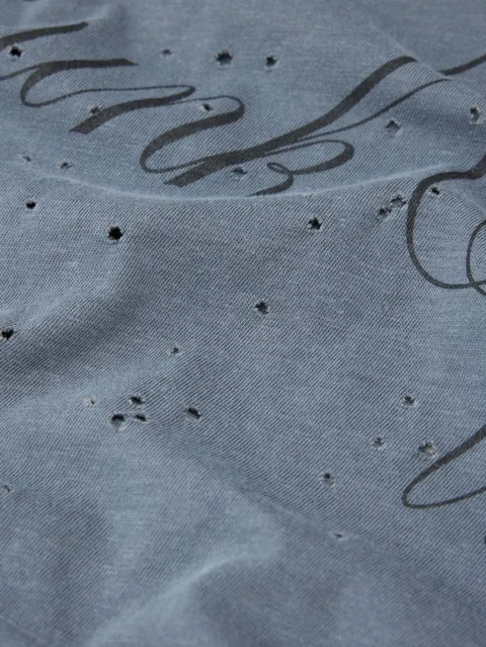 Flash Sale John Varvatos PUNK OFF TEE DKSTEELHTR