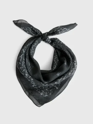 New John Varvatos ROCKINGHAM SCARF CARBON