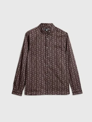 Fashion John Varvatos ROSS SHIRT BURGUNDY