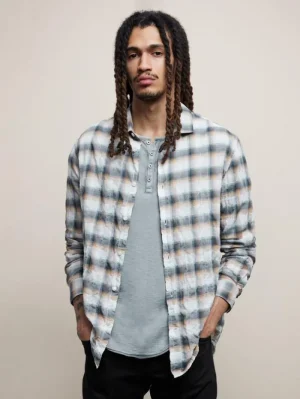 Store John Varvatos ROSS SHIRT HAZYBLUE