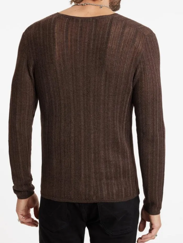 Hot John Varvatos SALETE HENLEY WOODBROWN