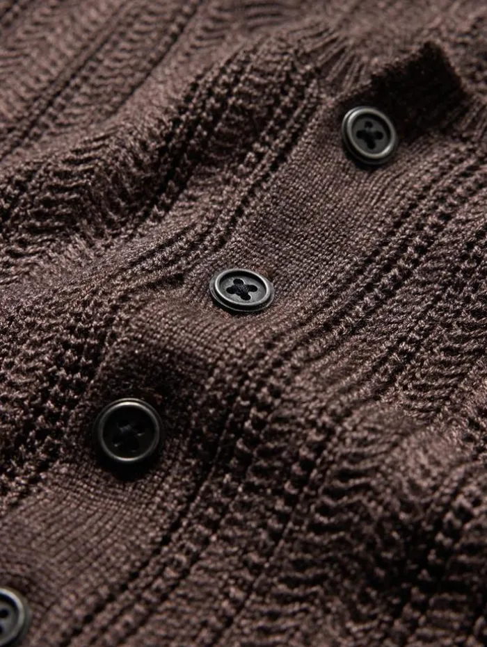 Hot John Varvatos SALETE HENLEY WOODBROWN