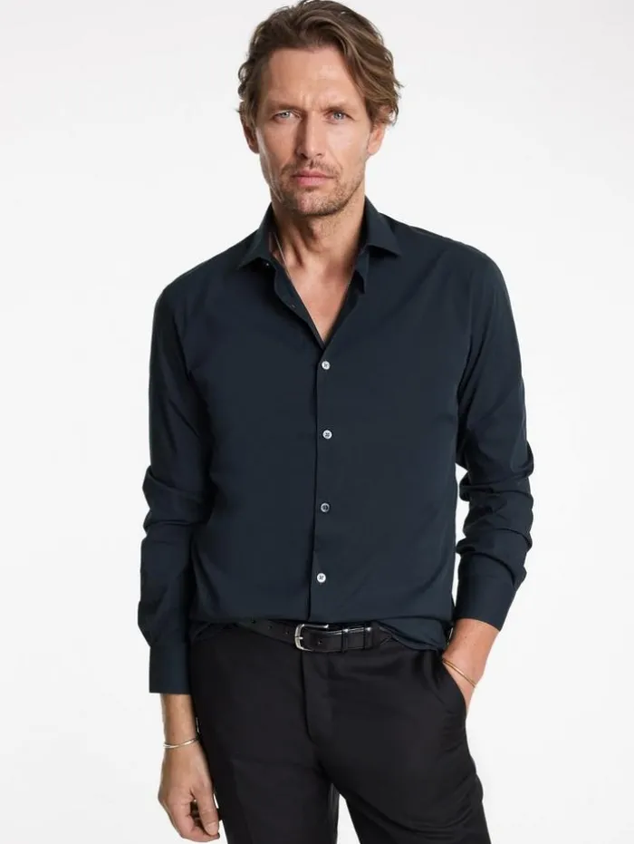 Best Sale John Varvatos STELLA DRESS SHIRT NAVY
