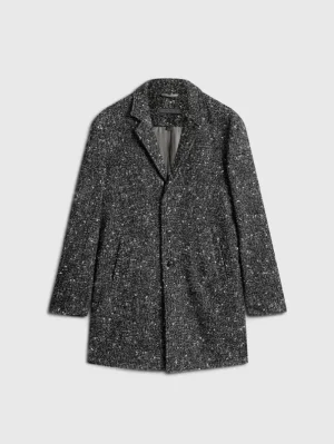 Discount John Varvatos TEMPLETON TOP COAT CHARCOALGREY