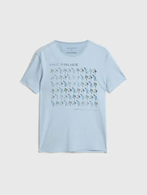 Flash Sale John Varvatos THE POLICE BAND TEE CEMENTWHT