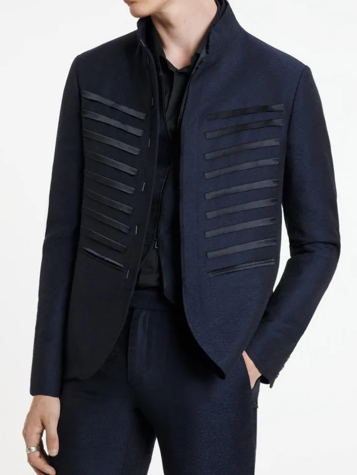 Discount John Varvatos TILDEN JACKET BLUEBLACK