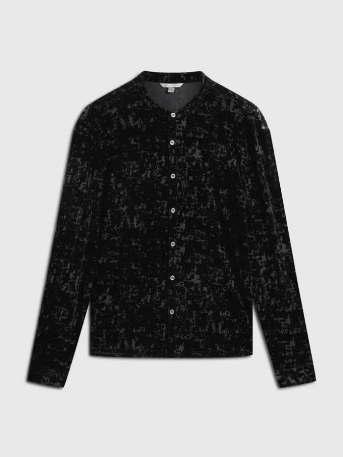 Discount John Varvatos VALENCA SHIRT BLACK