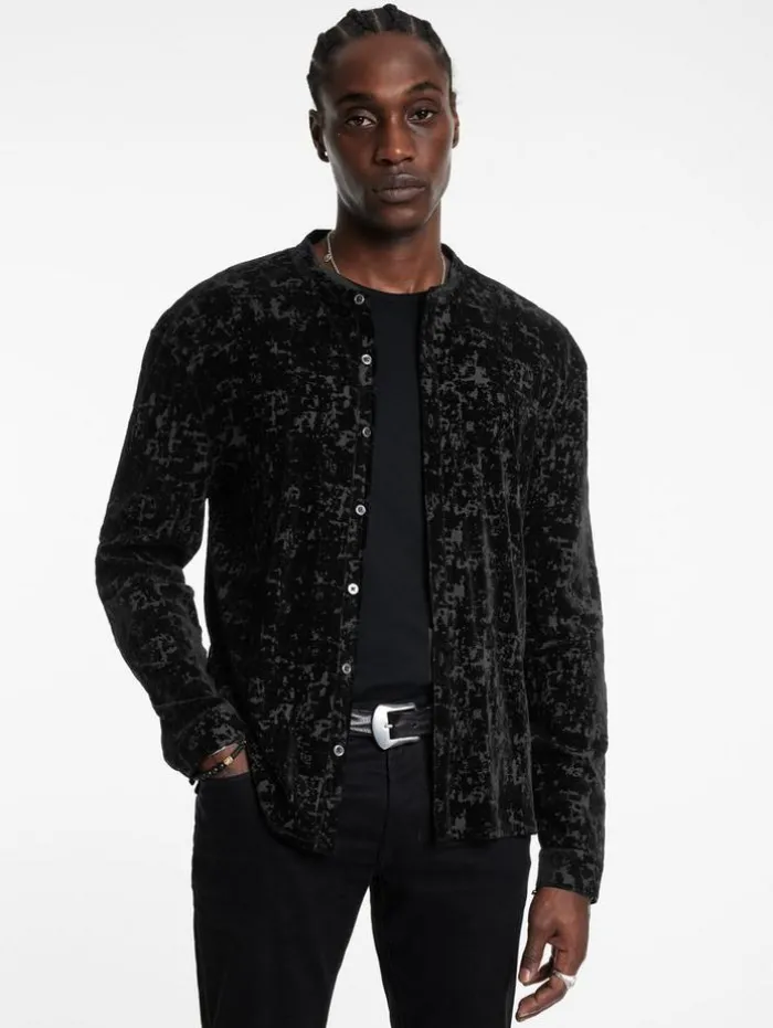 Discount John Varvatos VALENCA SHIRT BLACK