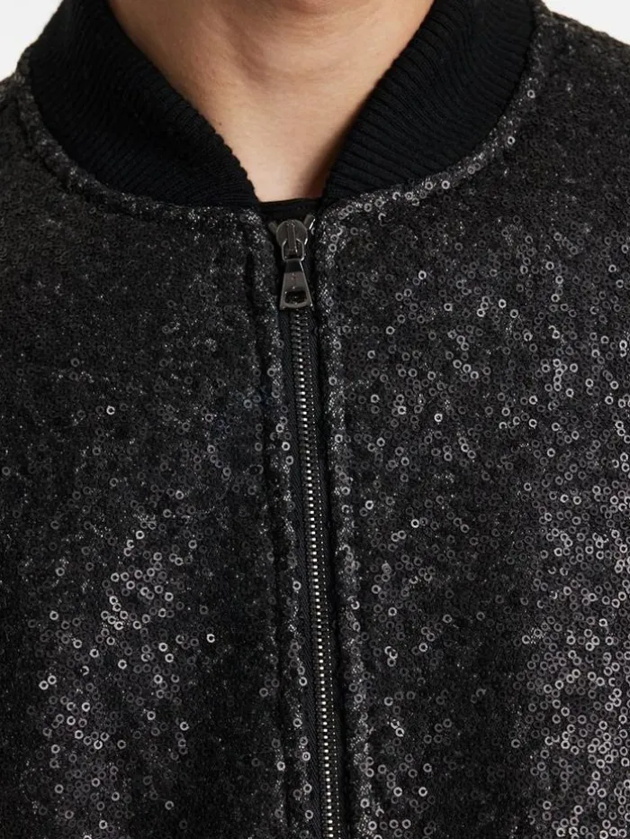 Flash Sale John Varvatos VENETICO BASEBALL JACKET BLACK