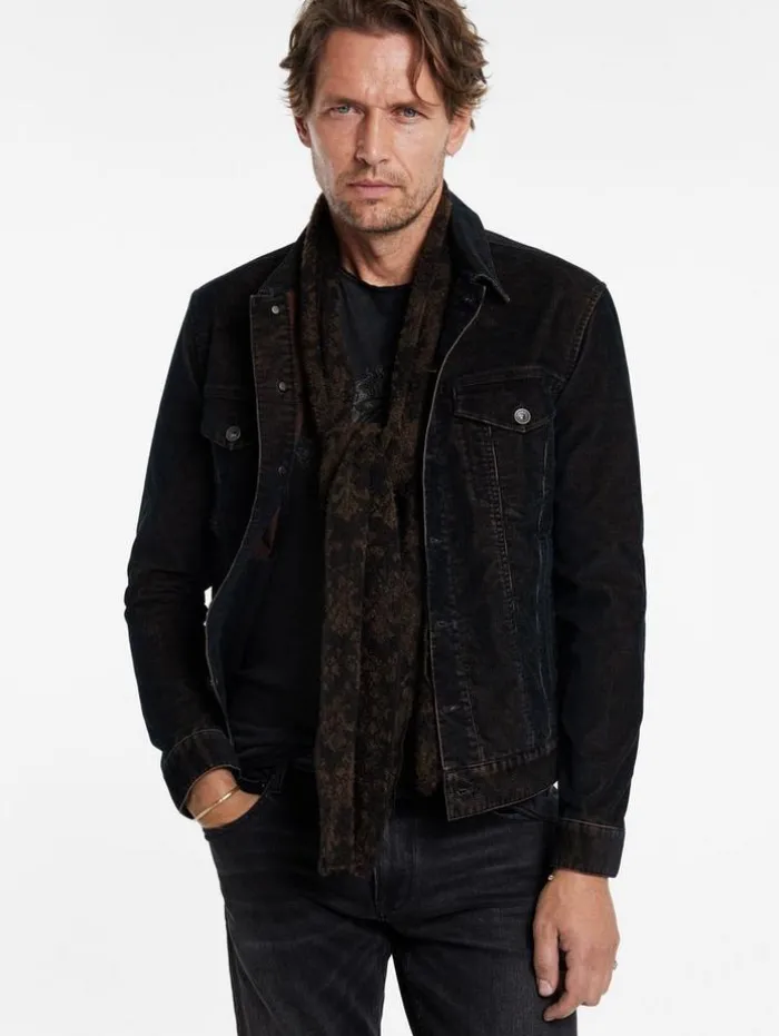 Cheap John Varvatos VIGO SCARF OLDBARK