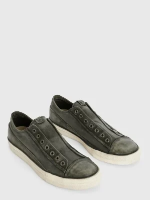 Online John Varvatos VULC LACELESS LOW TOP - CANVAS BLACK