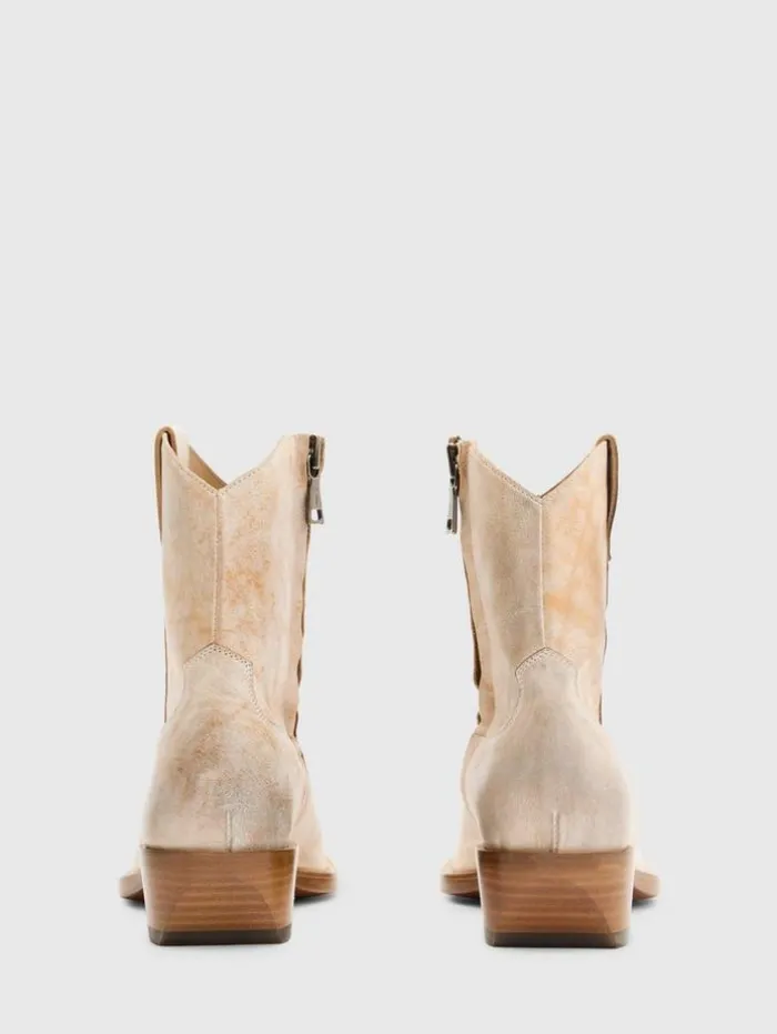 Flash Sale John Varvatos WALKER TIPPED WESTERN BOOT GREY/TAN