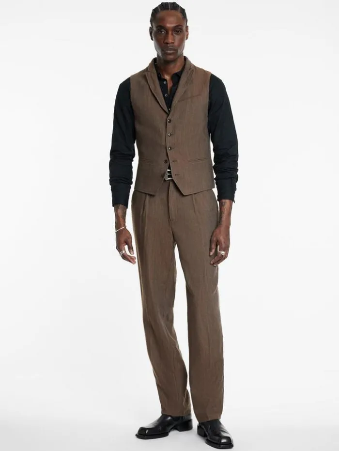 Best John Varvatos WOODWARD VEST CHAMOIS