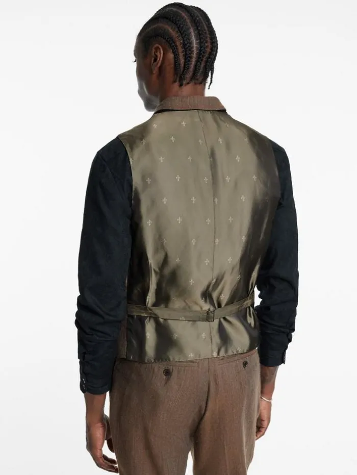 Best John Varvatos WOODWARD VEST CHAMOIS