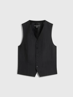 New John Varvatos WOOSTER VEST BLACK