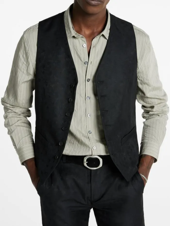 Cheap John Varvatos WOOSTER VEST BLACK