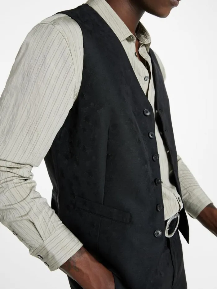 Cheap John Varvatos WOOSTER VEST BLACK