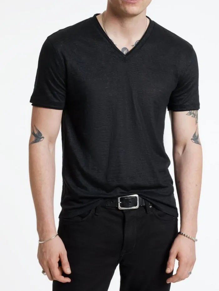 Hot John Varvatos WOOSTER V-NECK BLACK