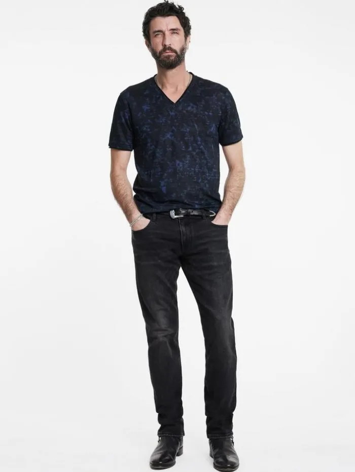 Clearance John Varvatos WOOSTER V-NECK MIDNIGHT